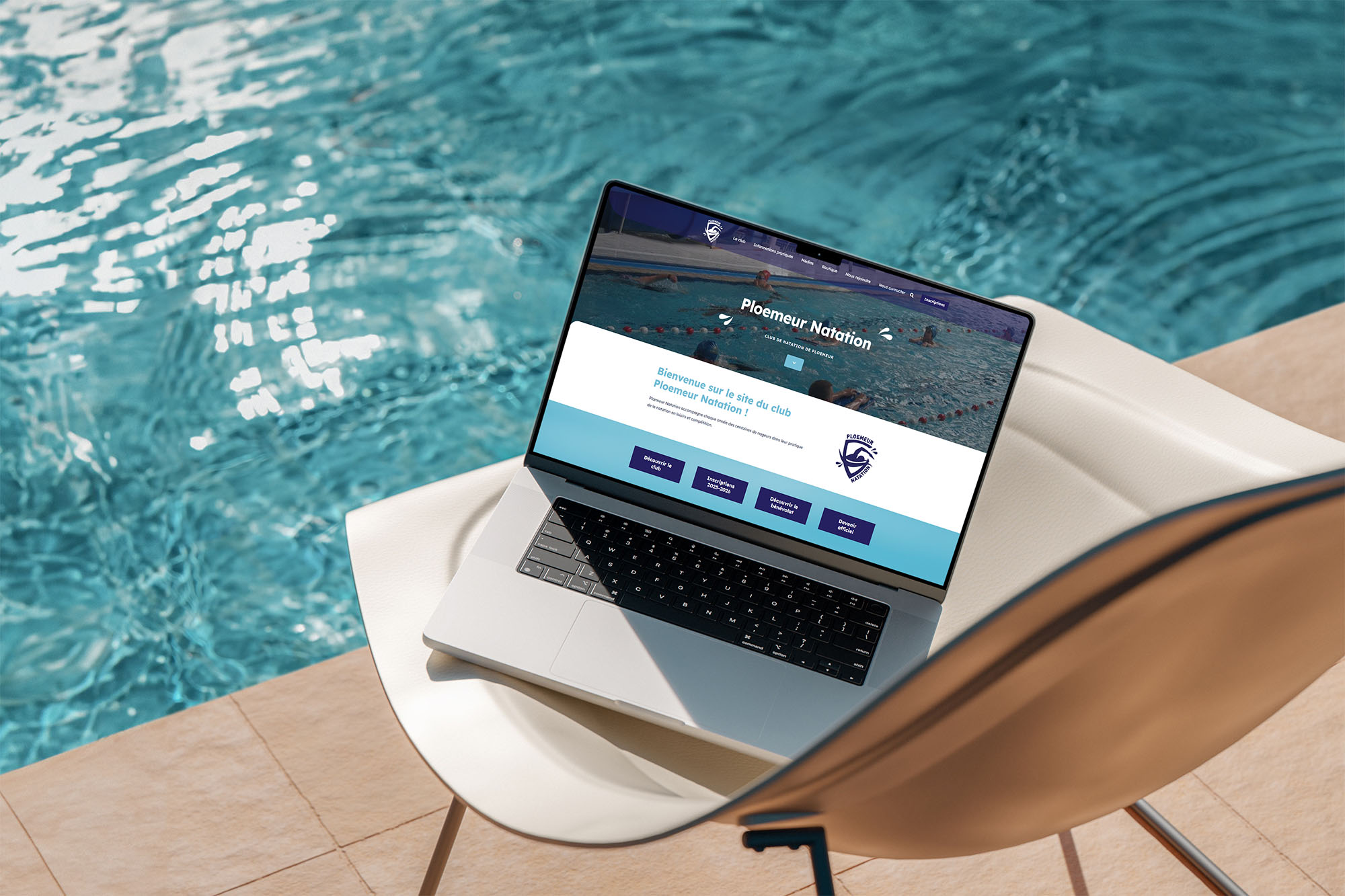 Refonte du site internet du club de natation de Ploemeur